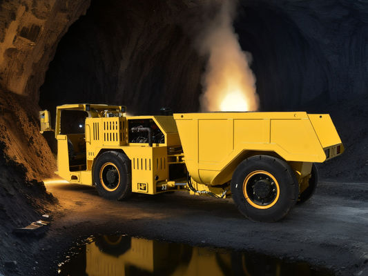 Underground Truck Mining Truk Pengeboran Artikulasi Desain OEM Tunneling Penggunaan