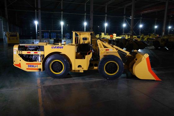 Transmisi hidrostatik baru DERUI DRWJ-1 Underground Utility Vehicle Mining Loaders