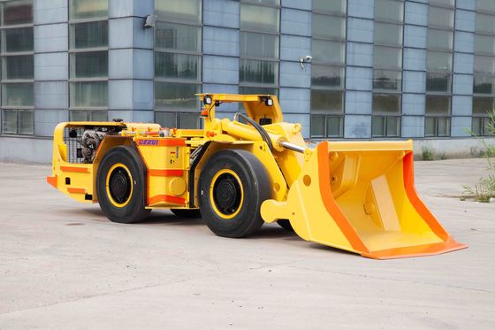 DERUI DRWJ-2 Diesel LHD Tunneling Hard Rock Mining Loader Peralatan
