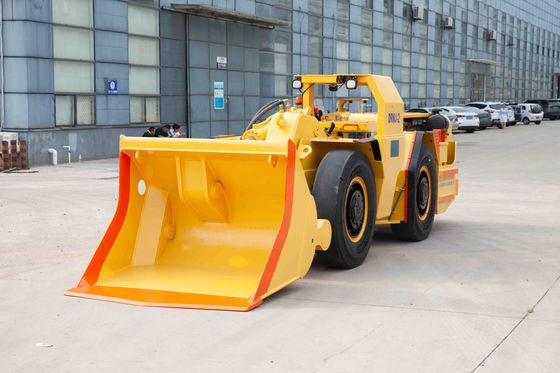 Sistem Kontrol Disesuaikan Low Profile LHD loader kuning Load Haul Dump Machine